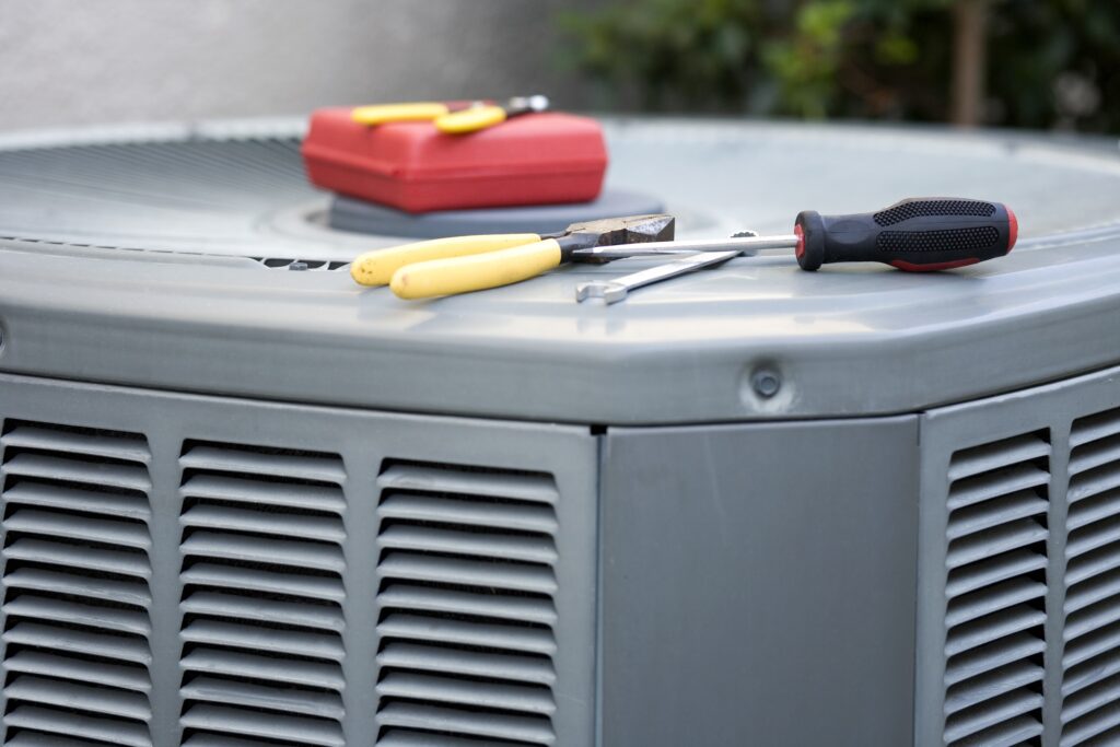 Tools on AC condenser